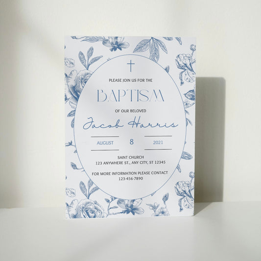 Baptism DIGITAL Invitation
