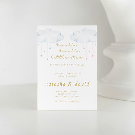 Twinkle Twinkle Little Star DIGITAL Gender Reveal