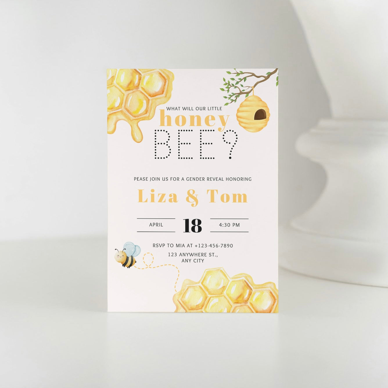 What Will Honey Bee? DIGITAL Gender Reveal