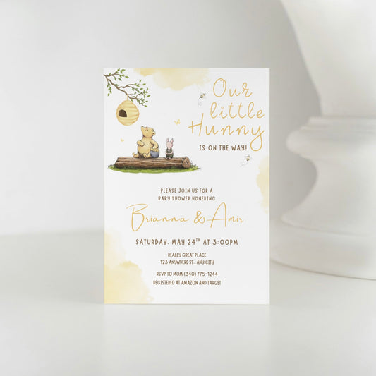 Our Little Hunny DIGITAL Baby Shower Invitation
