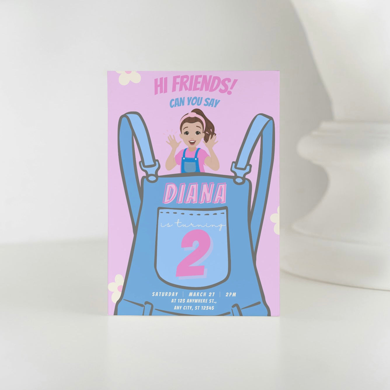 Ms. Rachel DIGITAL Birthday Invitation