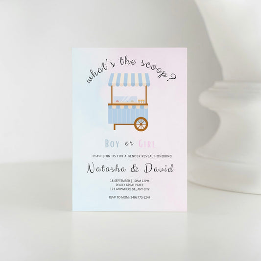 What’s The Scoop? DIGITAL Gender Reveal