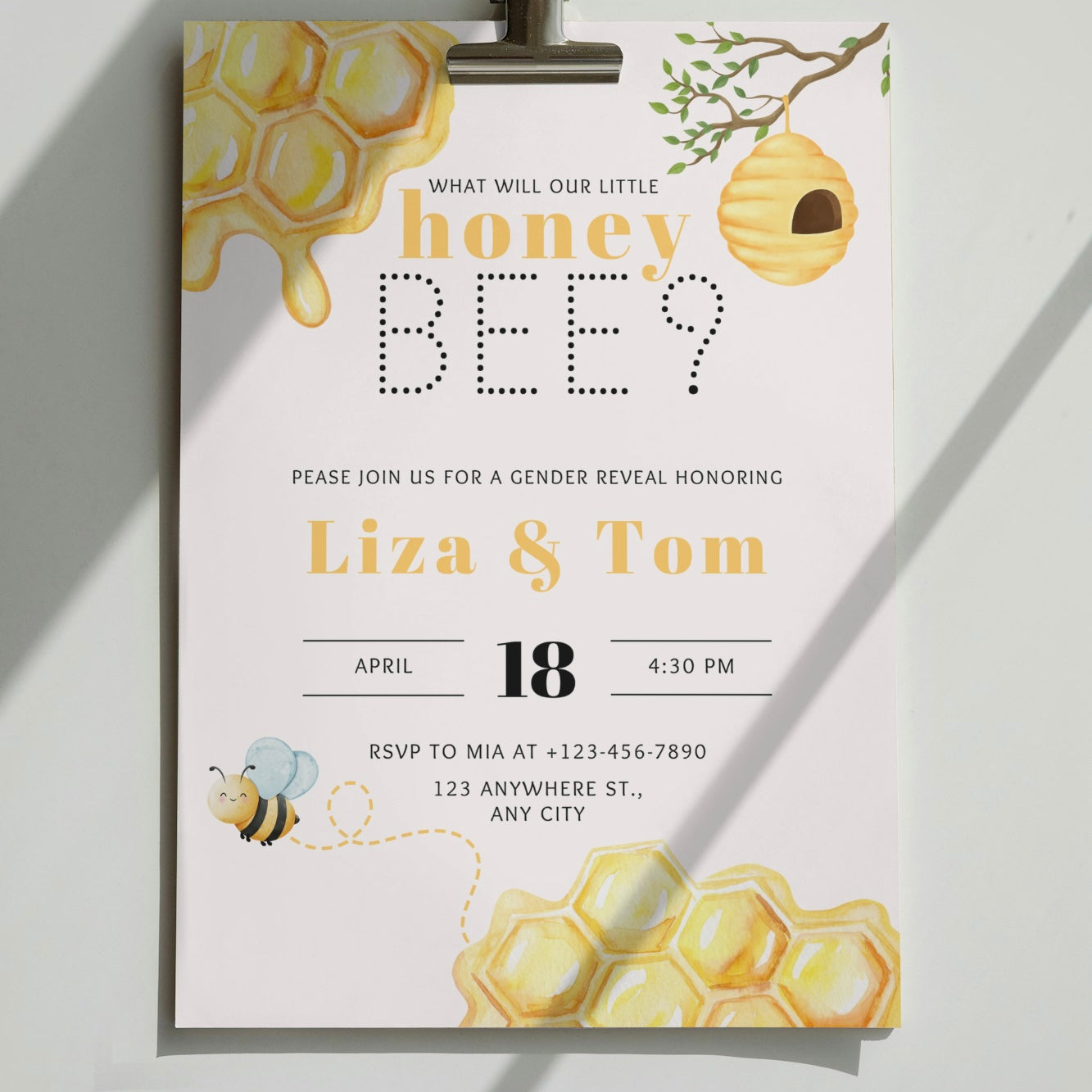 What Will Honey Bee? DIGITAL Gender Reveal