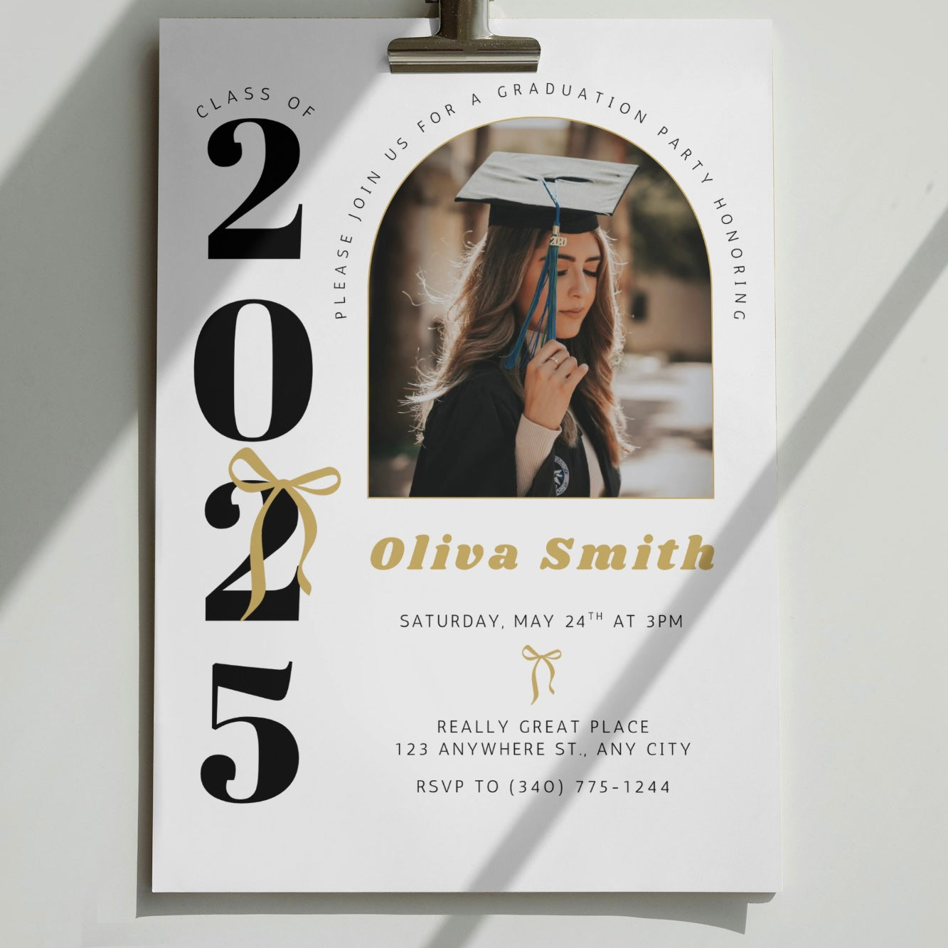 2025 Graduation DIGITAL Invitation