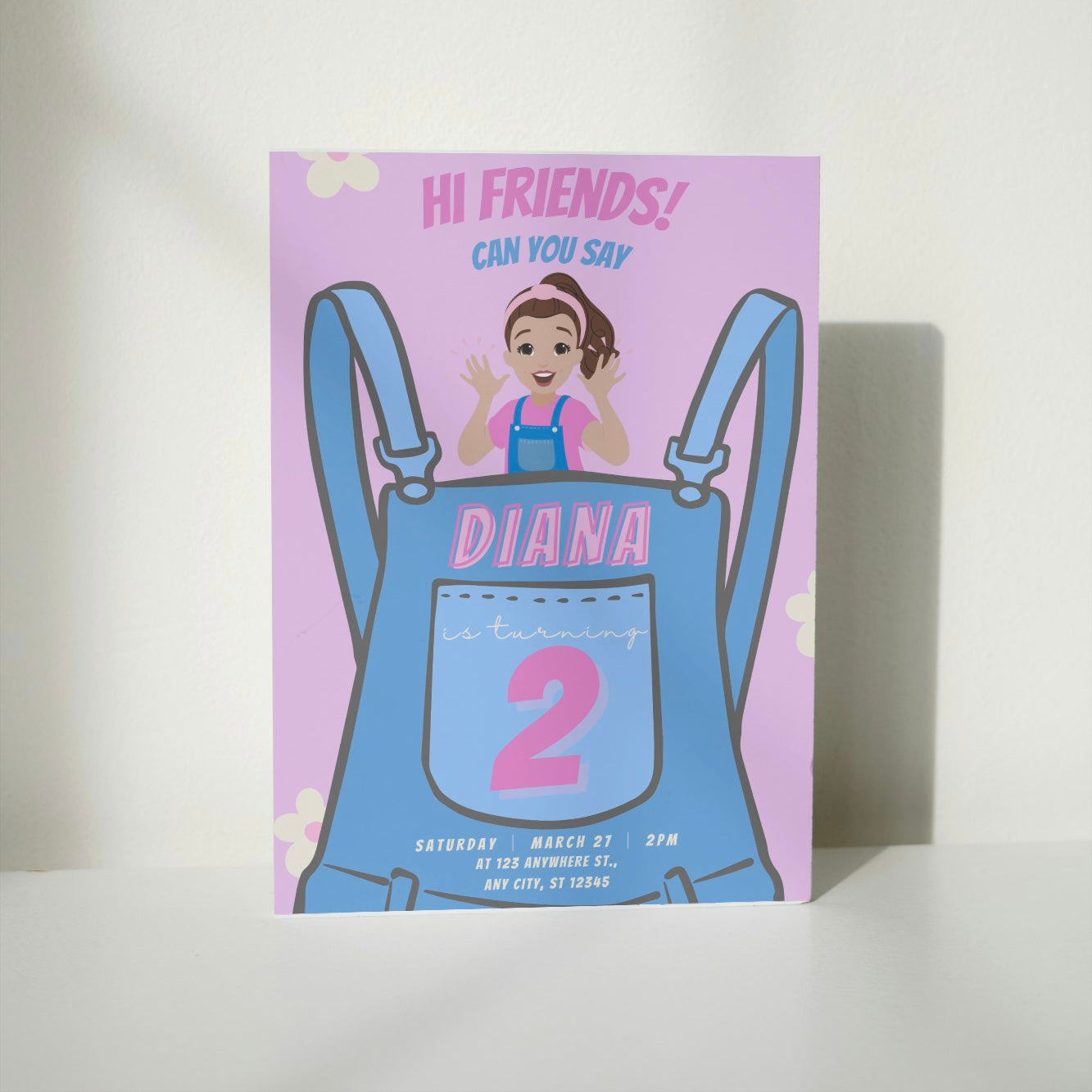 Ms. Rachel DIGITAL Birthday Invitation