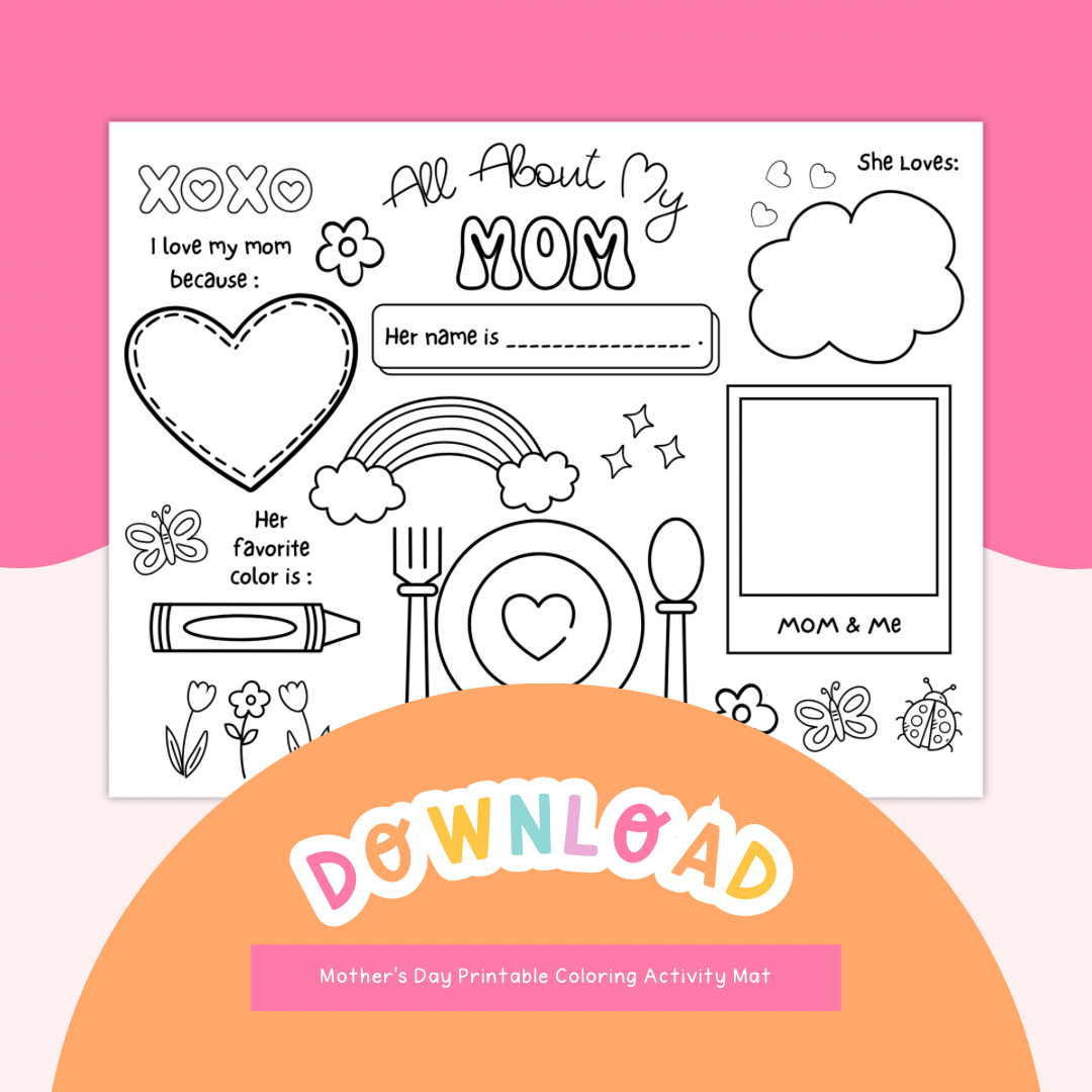 Mother’s Day DIGITAL Activity Mat
