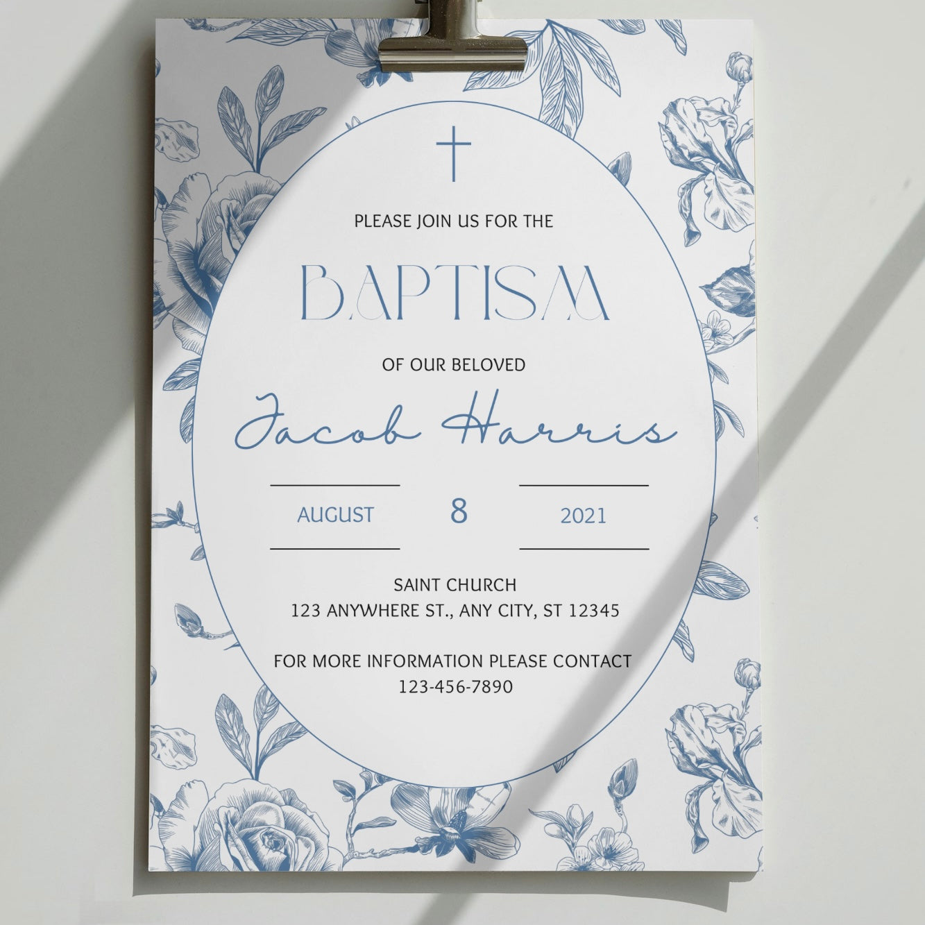 Baptism DIGITAL Invitation